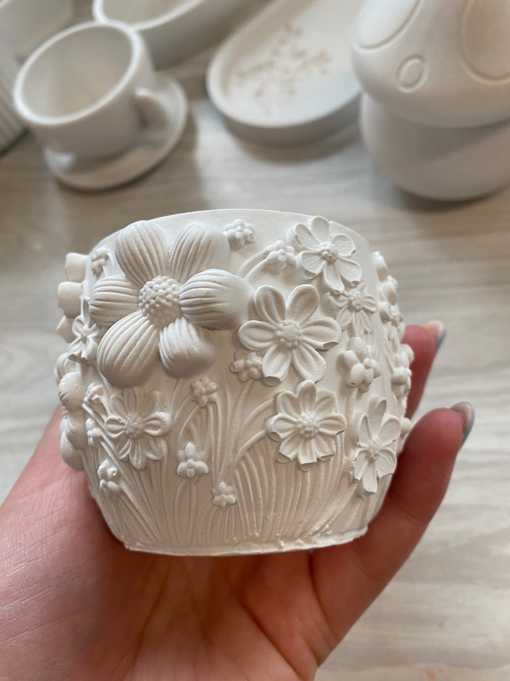 Peins ton pot florale