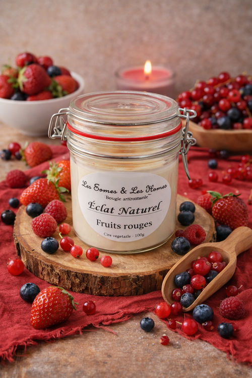 Bougie parfumée artisanale - Éclat naturel