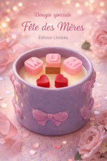Bougie spécial Fête des Mères - Edition limitée